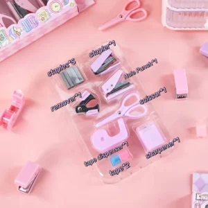 9-in-1 Cute Mini Portable Stapler & Tool Set