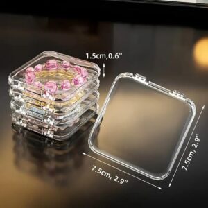 3 layey Clear Acrylic Jewellery Organiser Box
