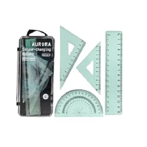 4-in-1 Geometry Tool Set Transparent Ruler