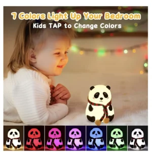 Panda Shaped Silicon Night Lamp