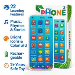 Edu Phone for Kids Shark Theme 28 Functions Rechargeable PHONE